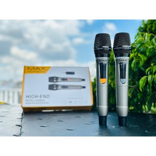 [ Thanh Lý Xả Kho ] Micro Không Dây Chính Hãng Max 32 - Micro Karaoke Đa Năng - Bắt Sóng Xa Hút Âm Tốt Dùng Được Cho Loa