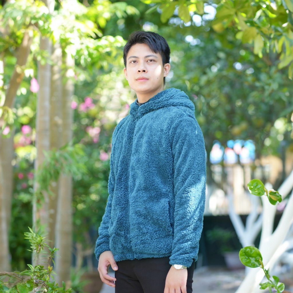 Áo lông cừu nam FALUMAR, áo khoác nam thời trang đẹp, lớp lông hai mặt dầy ấm áp