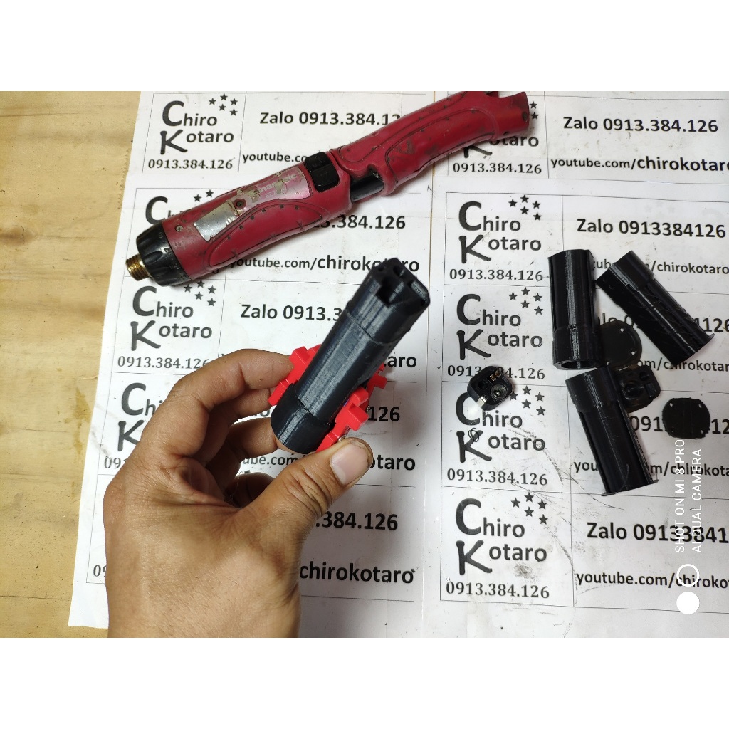 Bộ pin máy Panasonic gập 3.6V EY7410 EY7411 EY3610 có đầu sạc DC5521