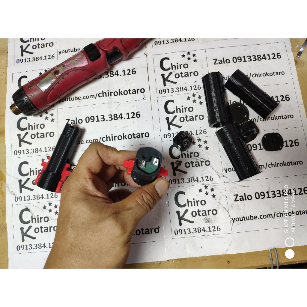 Bộ pin máy Panasonic gập 3.6V EY7410 EY7411 EY3610 có đầu sạc DC5521