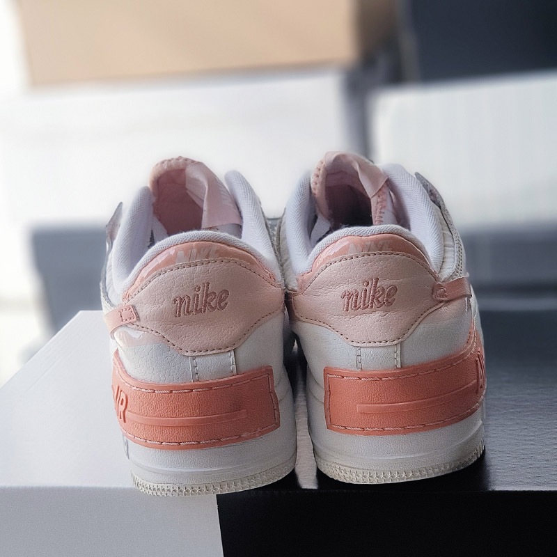 Giày Air Force 1 Low Shadow Core pink, size 39, real 2hand