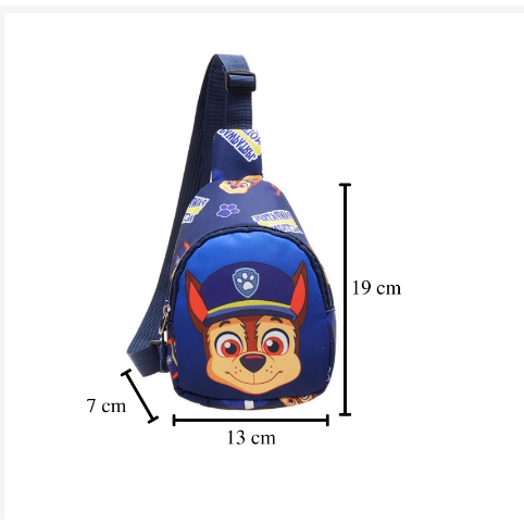 Túi đeo chéo bao tử cho bé trai bé gái phù hợp trẻ em từ 3 đến 7 tuổi đeo ngực mini nhiều hình dễ thương