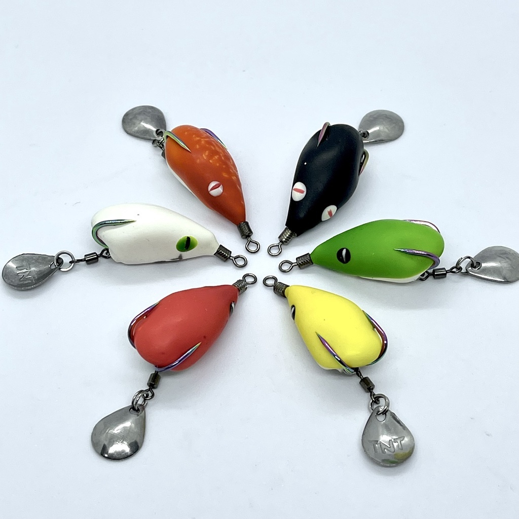 Mồi câu lure nhái hơi F35 3,5cm/8gr lưỡi titan, Nhái hơi F35 chính hãng TNT