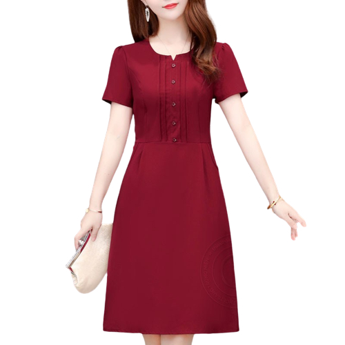Đầm Trung Niên Dự Tiệc Sang Trọng, Lịch Sự. Mẫu Đầm Cao Cấp Đi Làm, Đi Tiệc Cho Mẹ Trung Niên U40-U60 Thoải Mái