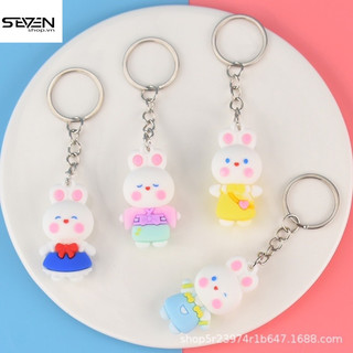 Móc khóa hình thỏ đáng yêu cute phô mai que
