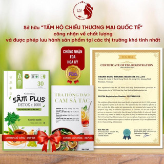 trà cam sả tắc-hộp trà 15 gói