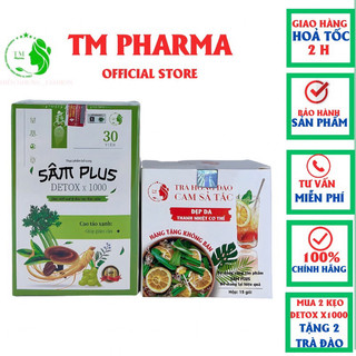 trà cam sả tắc-hộp trà 15 gói