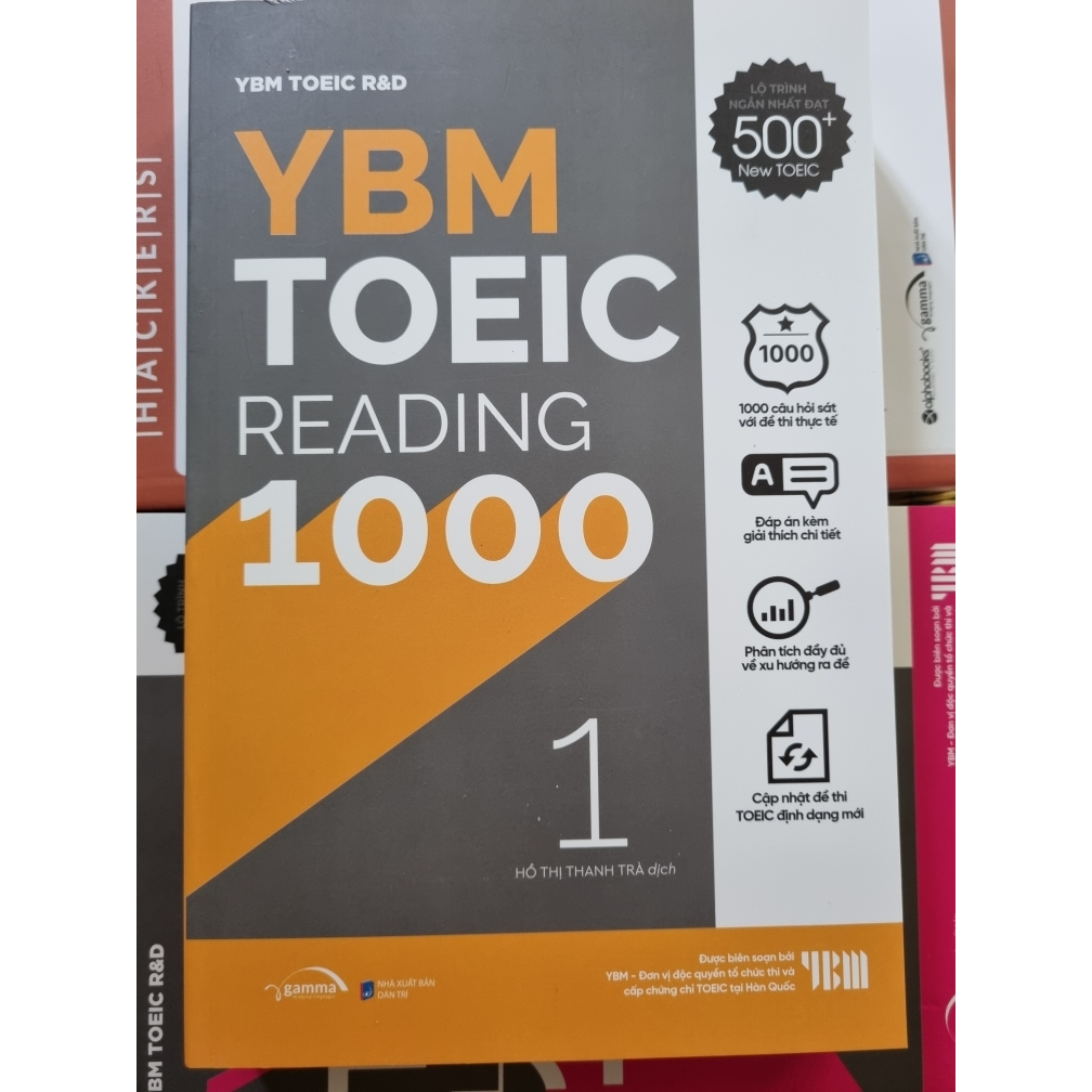 Sách YBM Toeic Reading 1000 Vol 1
