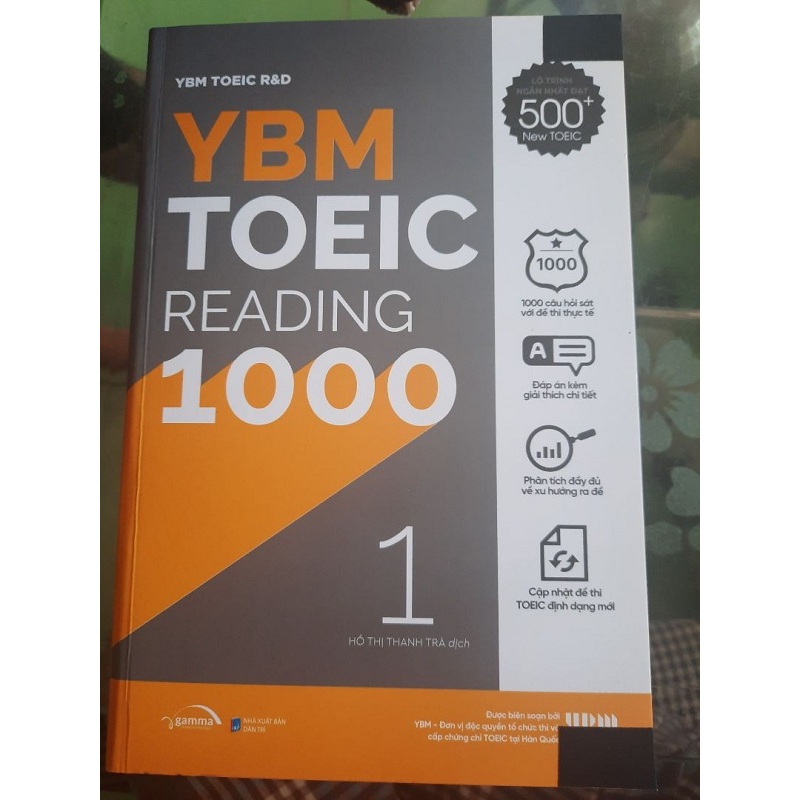 Sách YBM Toeic Reading 1000 Vol 1