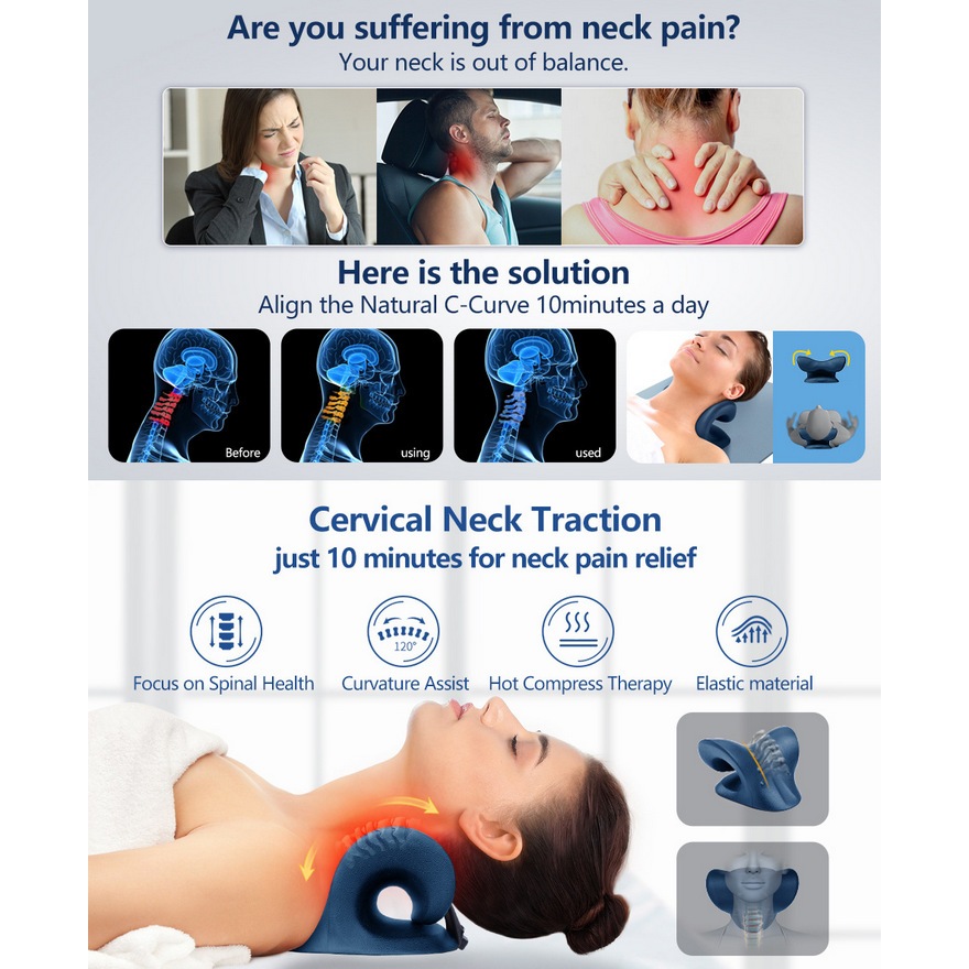 Gối Kê Chỉnh Khớp Cổ CozyHealth Neck Dr.JOINT  - Home and Garden