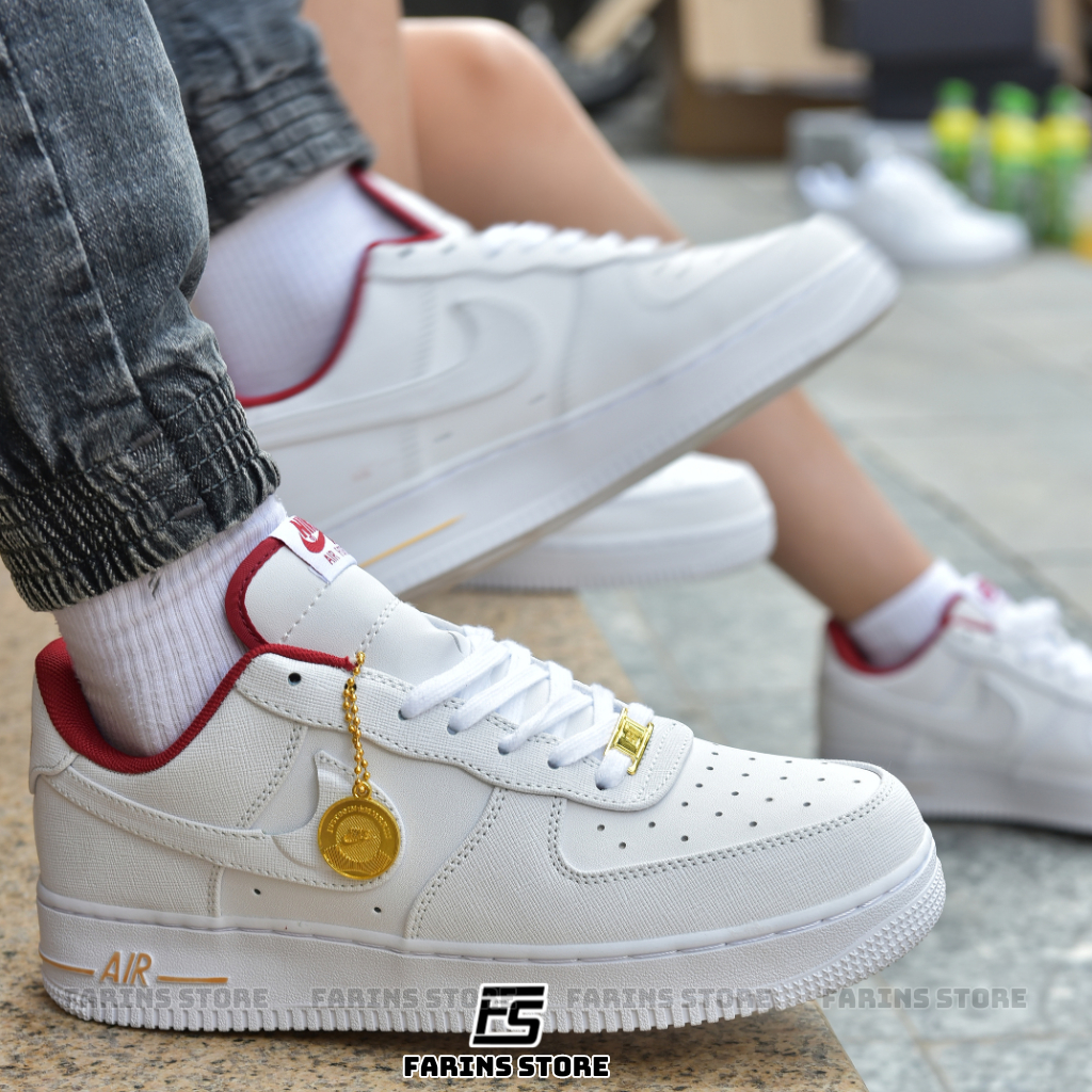 Giày Air Force 1 Low Just Do It Hangtag DV7584-100 Auth Cho Nam Nữ, Jordan 1 Low Real Fullbox Farins Store