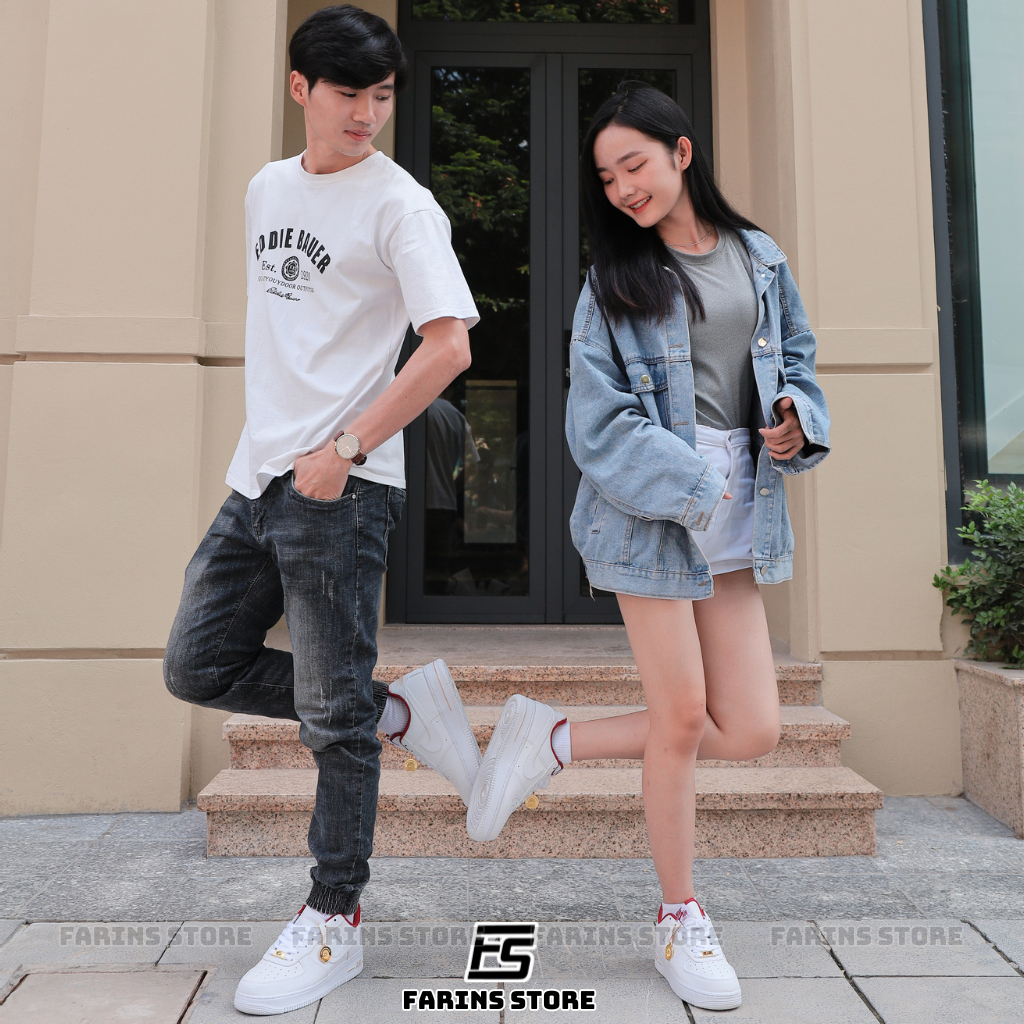 Giày Air Force 1 Low Just Do It Hangtag DV7584-100 Auth Cho Nam Nữ, Jordan 1 Low Real Fullbox Farins Store