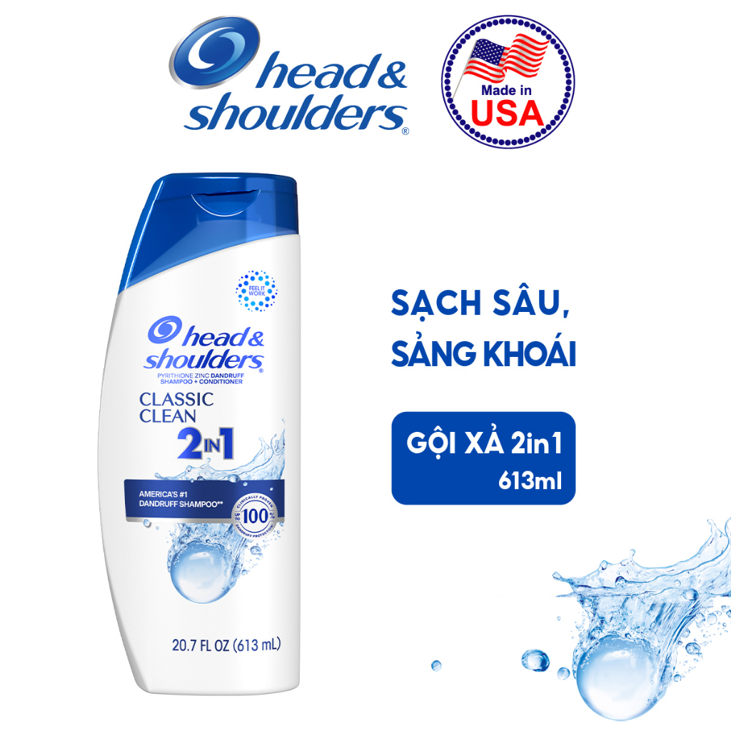 Dầu gội Head & Shoulders Classic Clean 2in1 950ml