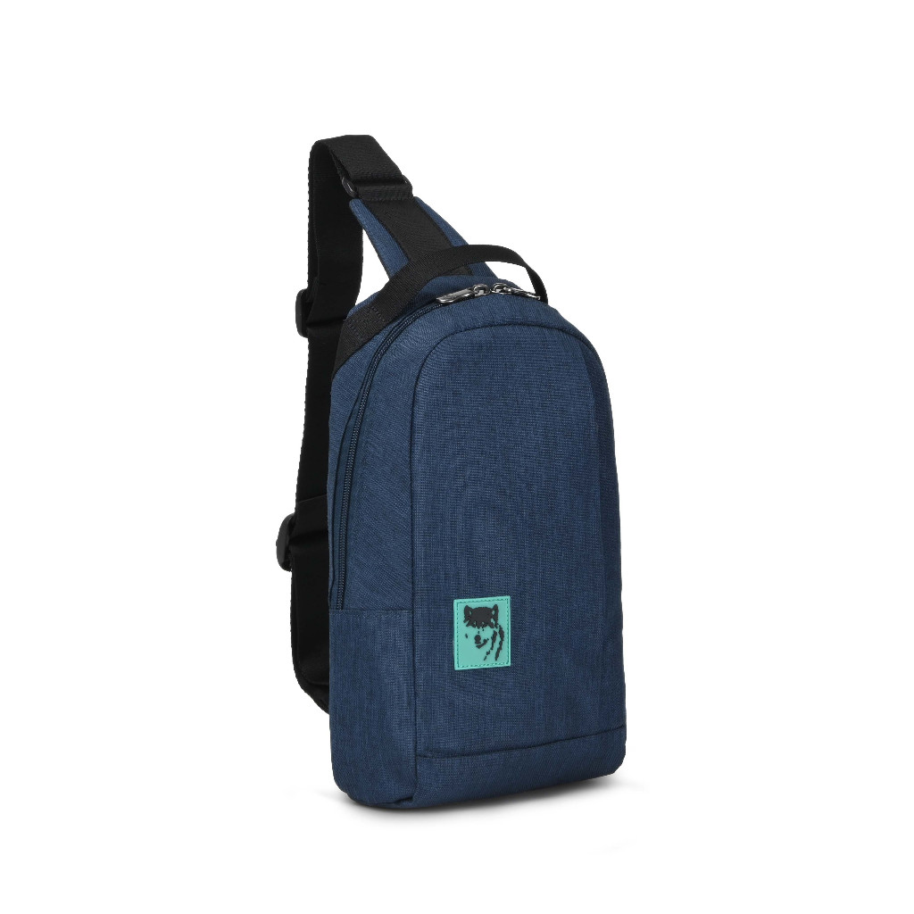 Túi đeo thời trang Mikkor The Max X23 - màu Navy 2Tones