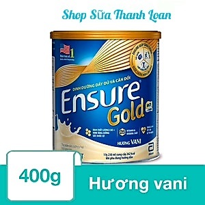 [HSD T1-2026] Sữa Bột Ensure Gold Vani (HMB) - Hộp thiếc 400g.