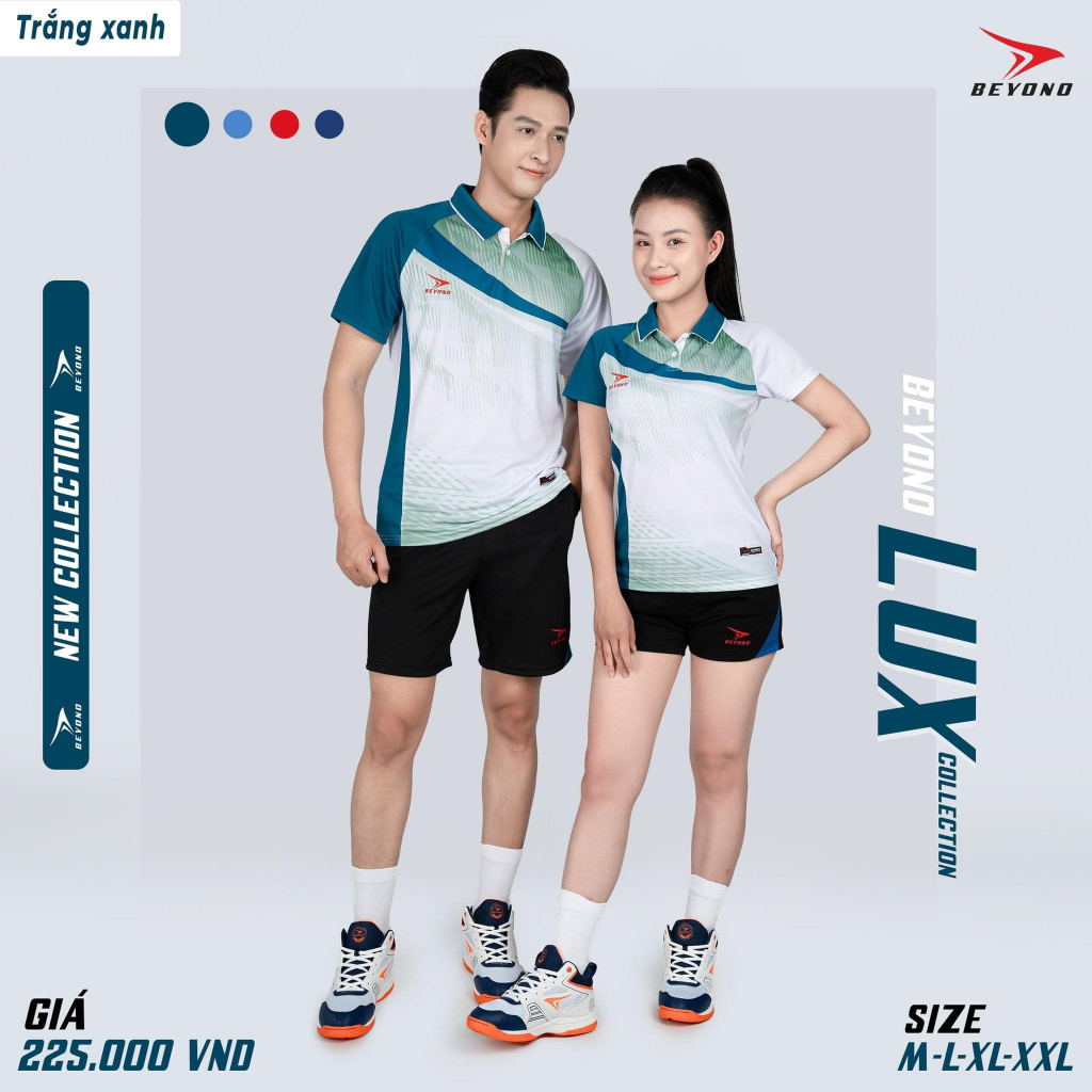 Bộ Quần Áo Bóng Chuyền BEYONO LUX Chất Vải Thoáng Mát Thấm Hút Mồ Hôi Tốt