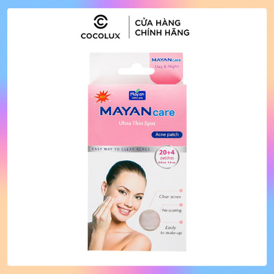 Miếng Dán Mụn Mayan Ultra Thin Spot Acne Patch 20+4 PCS