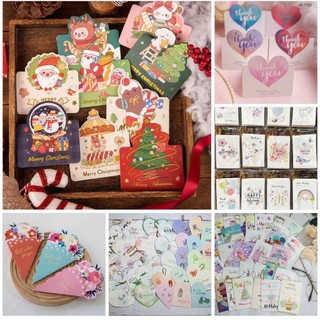 Thiệp viết tặng quà, thiệp hình bó hoa, thiệp mini theo chủ đề, thiệp sinh nhật dễ thương, thiệp viết lời chúc