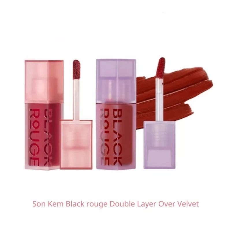 Son kem Black Rouge Double Layer mịn mướt cho đôi môi rạng ngời quyến rũ DL04, DL05, DL06, DL13, DL1