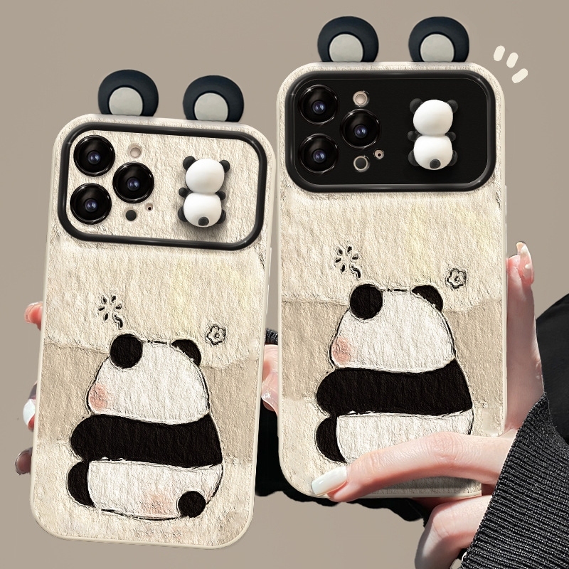 Ốp lưng bảo vệ cam iphone gấu trúc iphone 6 7 8 6s plus xr x xs max 15 13 14 11 12 pro max se 15promax xx2104