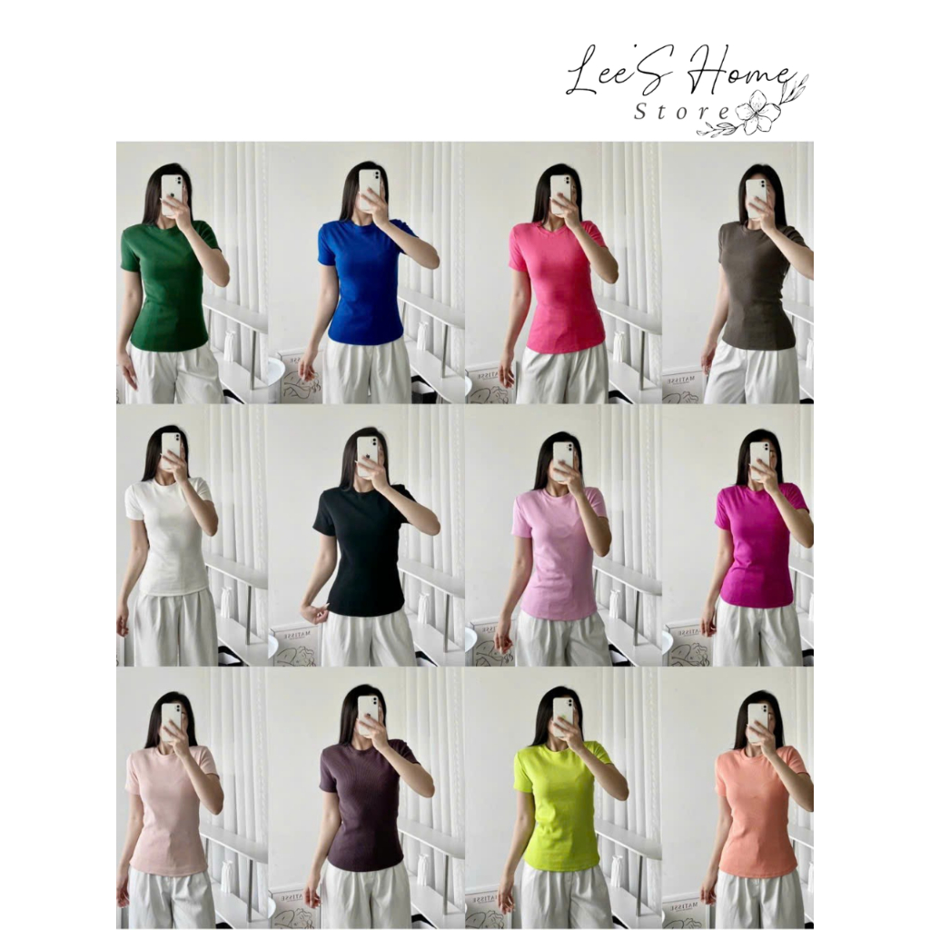 A072 - Áo thun tay ngắn basic phù hợp với mọi outfit