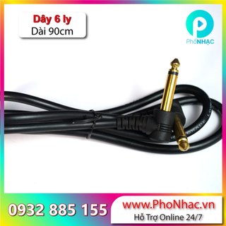Dây 6 ly micro, dây mic 2 đầu 6ly | Phố Nhạc