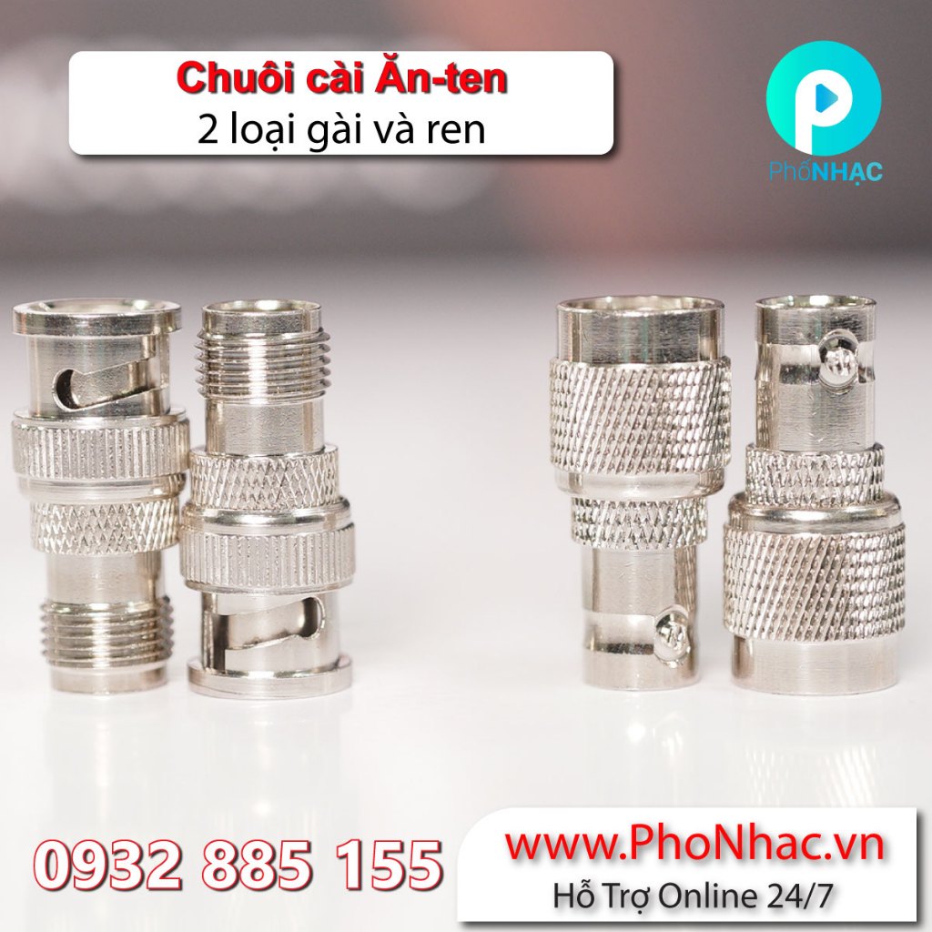 Dây Cáp nối dài anten, Dây kích sóng Micro dài 1m | Anten kích sóng | Chuôi chuyển đổi ăn-ten | Phố Nhạc