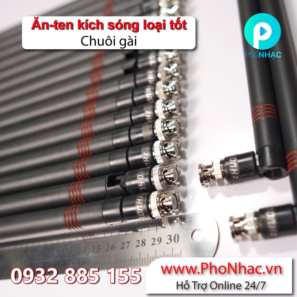 Dây Cáp nối dài anten, Dây kích sóng Micro dài 1m | Anten kích sóng | Chuôi chuyển đổi ăn-ten | Phố Nhạc