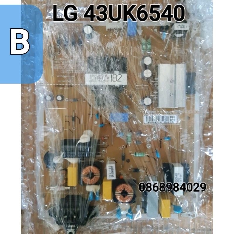 Bo mạch nguồn tivi LG 43 inh dòng UJ,UK ,43UJ632,43UJ633,43UK6340,43UK6540...
