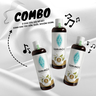 Combo 3 dầu gội bồ kết Lam Mộc - 250ml