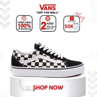 Giày vans caro chính hãng cho nam nữ, vans old skool checker chuẩn full box