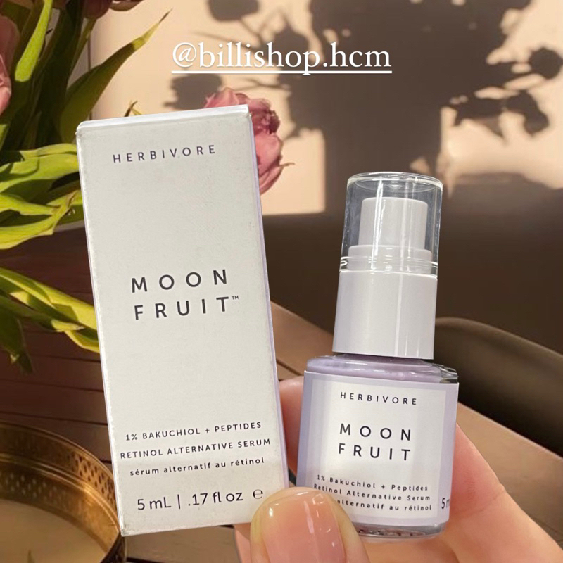 Serum Chống Lão Hóa, Sáng Da Herbivore Moon Fruit 1% Bakuchiol + Peptides Retinol Alternative