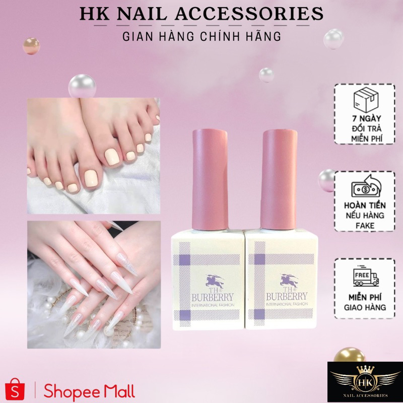 Sơn gel trắng sữa, nước gạo bbr HK NAIL ACCESSORIES chính hãng
