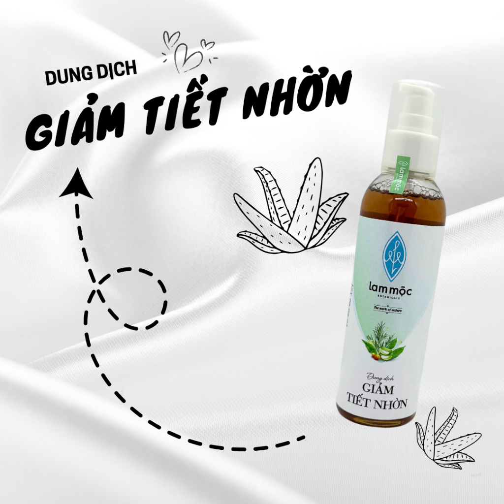 Dung dịch giảm tiết nhờn Lam Mộc - 200ml