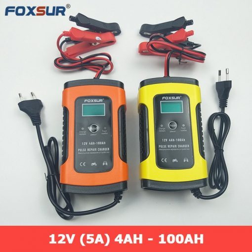 Sạc Bình Ắc Quy Foxsur 12V 100Ah Chính Hãng