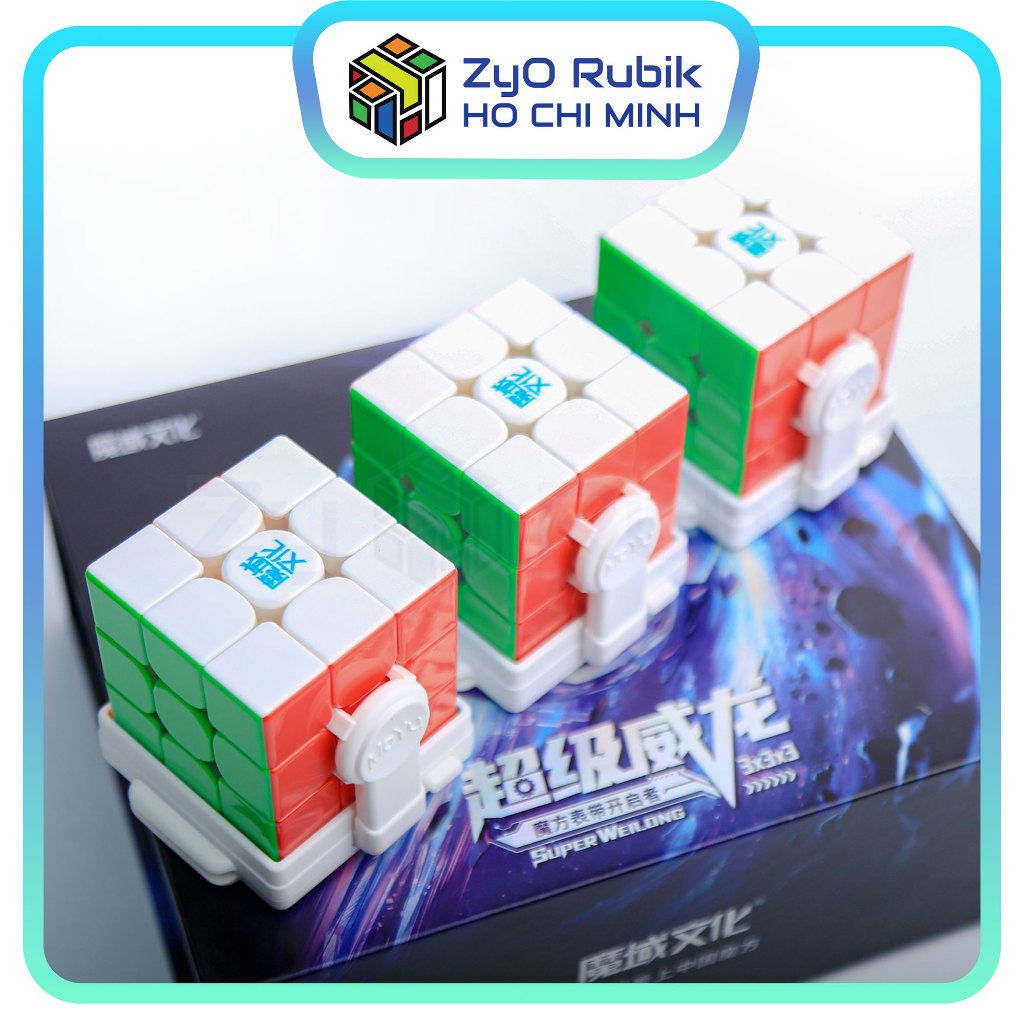 Rubik 3x3 Moyu Super Weilong Ballcore UV 3 Phiên Bản Magnetic/ Maglev/ UV- Rubic Đồ Chơi Trí Tuệ- Zyo Rubik