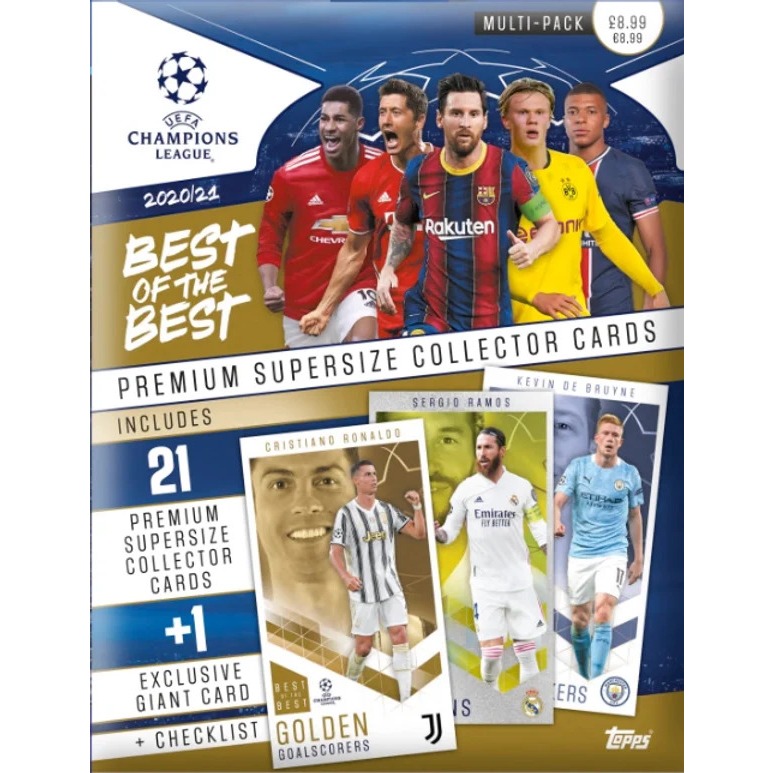 Thẻ Topps Best Of The Best 2020/21: Set 2 thẻ ngẫu nhiên