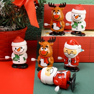 Đồ chơi lên dây cót hình ông già noel/người tuyết/tuần lộc nhiều màu đáng yêu cho bé