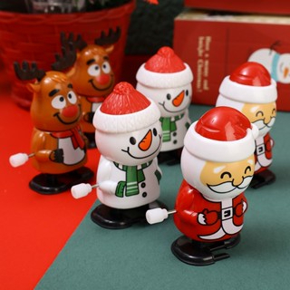 Đồ chơi lên dây cót hình ông già noel/người tuyết/tuần lộc nhiều màu đáng yêu cho bé