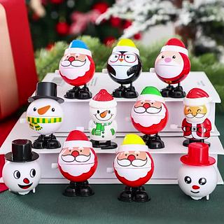 Đồ chơi lên dây cót hình ông già noel/người tuyết/tuần lộc nhiều màu đáng yêu cho bé