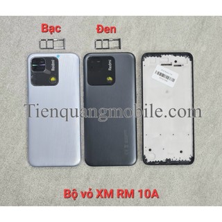 Vỏ Xiaomi Redmi 10A (gồm vỏ ko kcam, nút bấm, khung xương, khe sim)