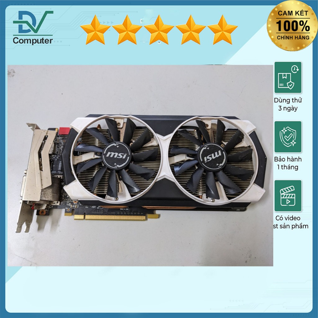 GTX 960 2G MSI 2 fan chiến game ổn