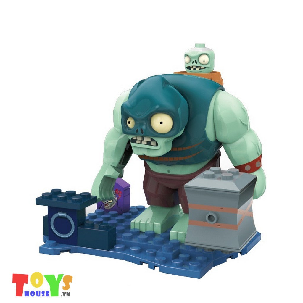Mô hình lắp ráp zombie PvZ phong cách Lego