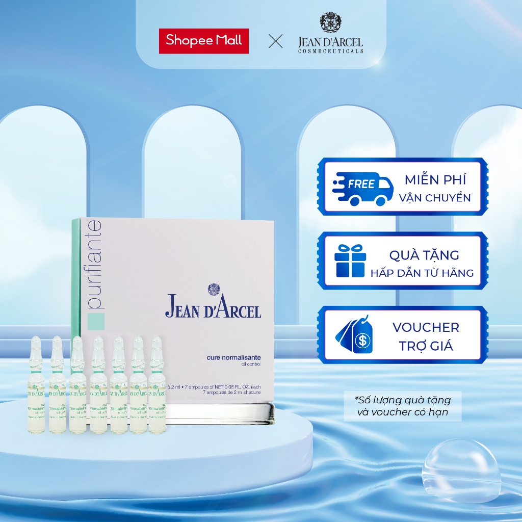J42 Huyết thanh giảm mụn Purifiante - Oil Control 7x2ml - Jean d'Arcel