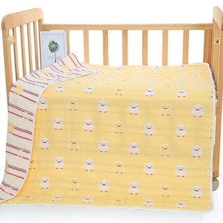 Chăn, Mền Cotton 6 lớp mềm mát họa tiết xinh xắn cho bé (KT: 110 x 110cm)