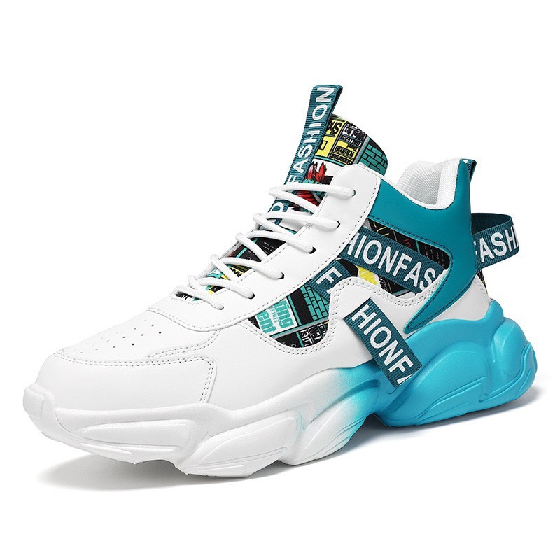 Giày thể thao nam cao cổ Offwhitet loang đế fashion kiểu dáng cực chất hottrend 2024
