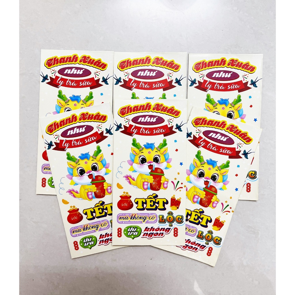 Bao lì xì tết dễ thương cute , độc lạ năm 2024 mới nhất