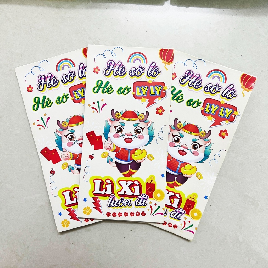 Bao lì xì tết dễ thương cute , độc lạ năm 2024 mới nhất