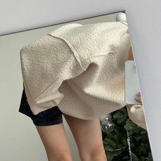 Áo sweater dạ mỏng lông cừu (Có sẵn hoả tốc - Hình ảnh thật shop chụp)