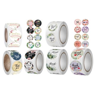 [NHIỀU SIZE] CUỘN 500 nhãn dán cảm ơn, sticker "thank you" cảm ơn hàng thiết kế nhiều mẫu cực đẹp